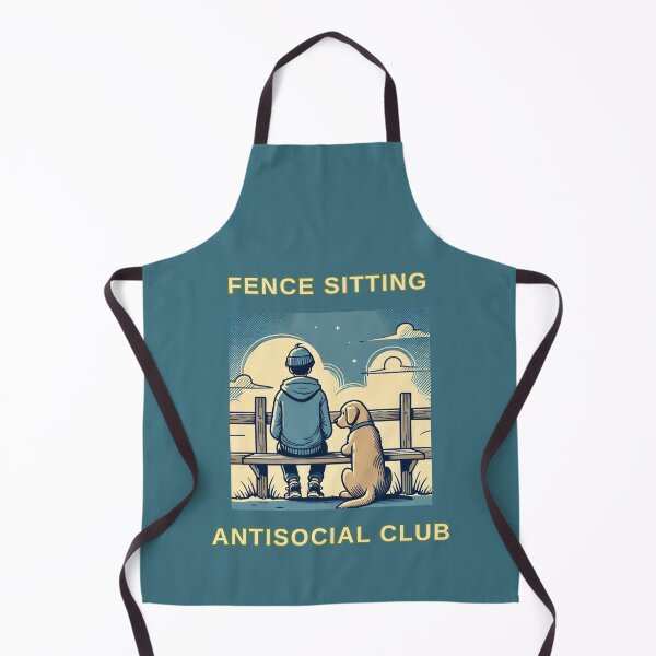 Item preview, Fence Sitting Antisocial Club designed and sold by TrendsLook.