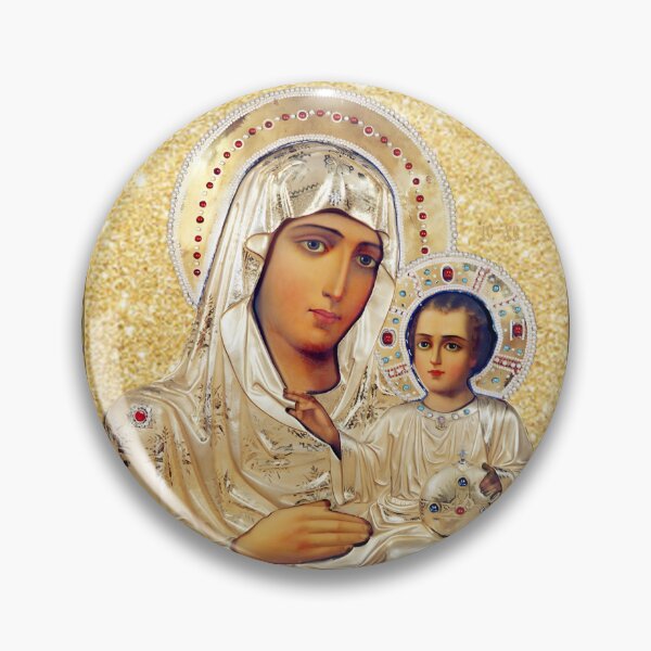 Item preview, Mother of God of Gethsemane Jerusalem Orthodox Icon designed and sold by orthodox-icon.
