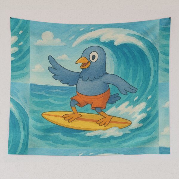 Item preview, Amazing Pigeon surfer designed and sold by LOveStOrSidE.