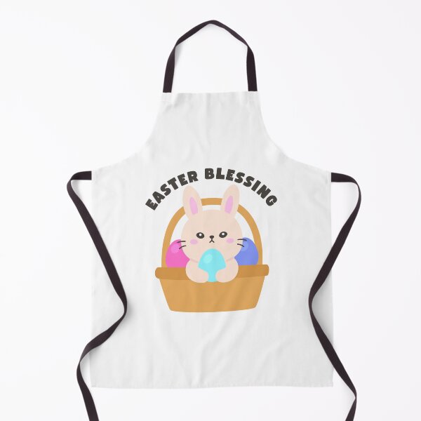 Item preview, Bunny Holding Blue Egg in Basket – Easter Blessing Sticker designed and sold by BubiStudio.