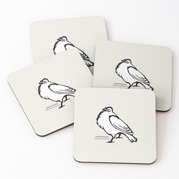 Item preview, white dove Columba gutturosa bird drawing peace designed and sold by Luzi Illustrella.