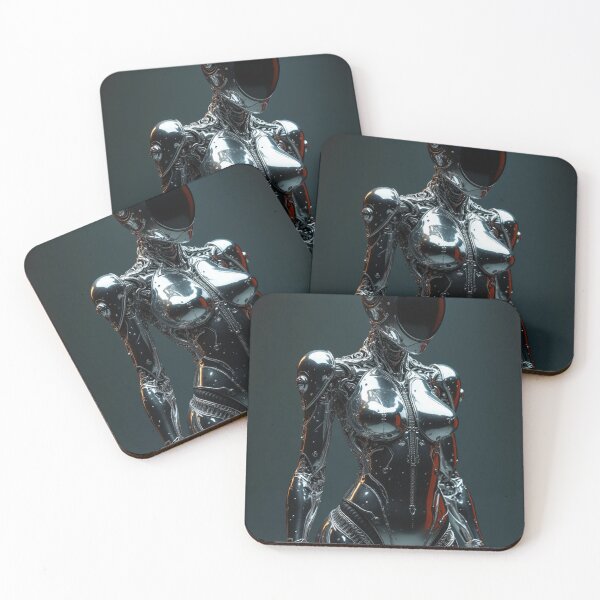 Item preview, Alius - Cyborg - Feminin Erotic Robot - Chrome - Futuristic - 20 designed and sold by SentientGallery.