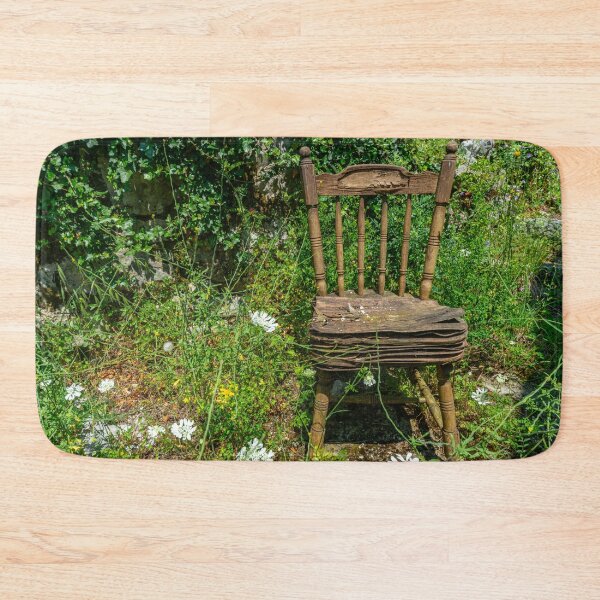Item preview, A lonely garden chair made of weathered wood designed and sold by Eckart Mayer Photography.