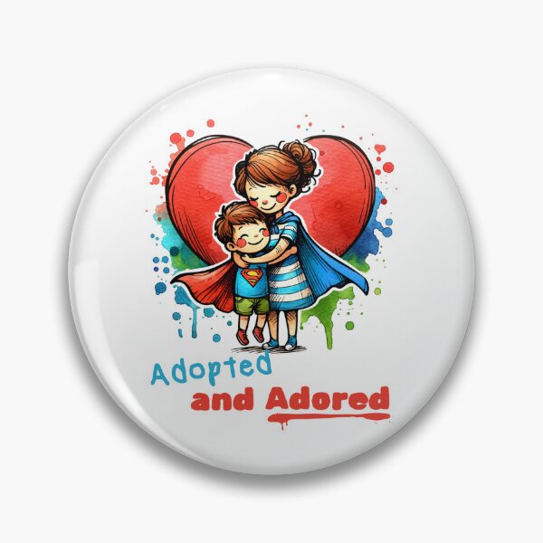 Item preview, Adopted and Adored Step into Love Superhero Mom designed and sold by KZbubble.