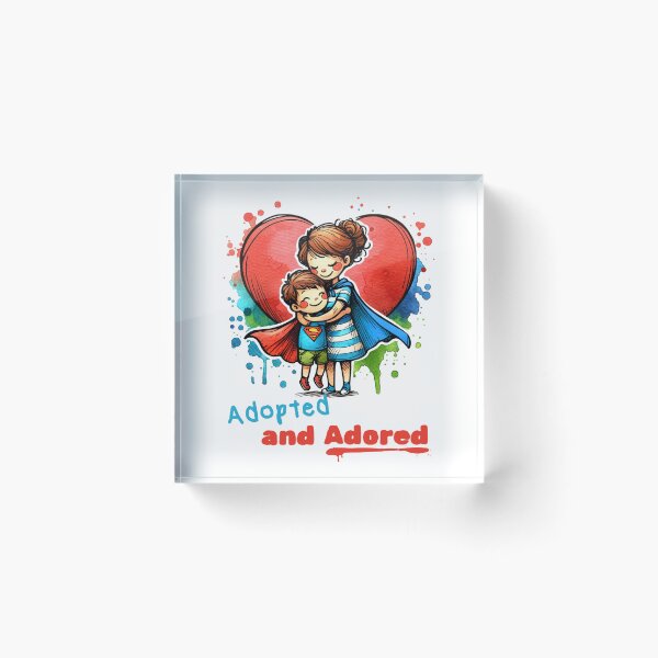Item preview, Adopted and Adored Step into Love Superhero Mom designed and sold by KZbubble.