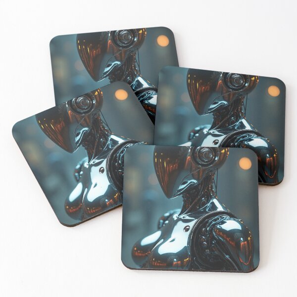 Item preview, Alius - Cyborg - Feminin Erotic Robot - Chrome - Futuristic - 25 designed and sold by SentientGallery.