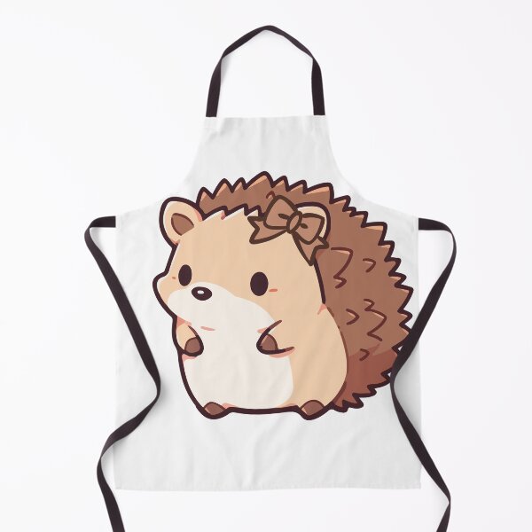 Artikelvorschau, Süßer Kawaii Igel mit Schleife – Entzückende Tier-Cartoon-Illustration entworfen und verkauft von Printdesigns1.