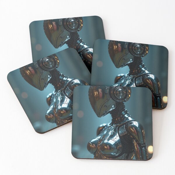 Item preview, Alius - Cyborg - Feminin Erotic Robot - Chrome - Futuristic - 27 designed and sold by SentientGallery.