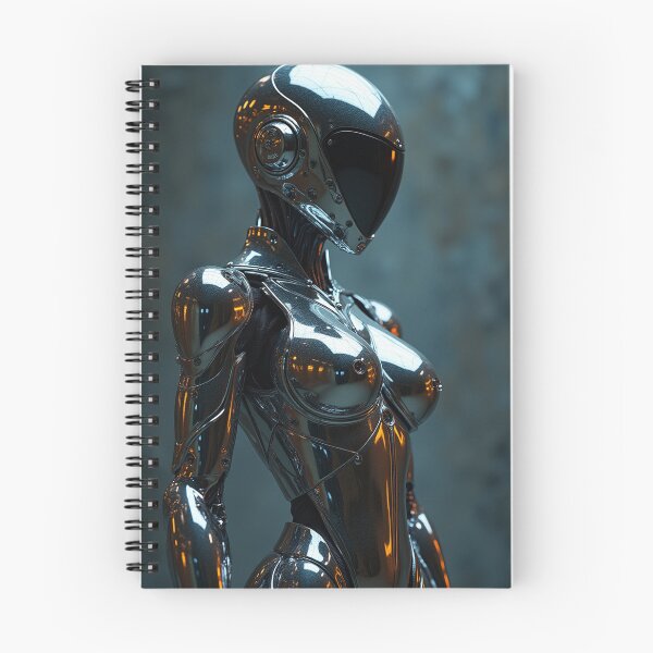 Item preview, Alius - Cyborg - Feminin Erotic Robot - Chrome - Futuristic - 30 designed and sold by SentientGallery.