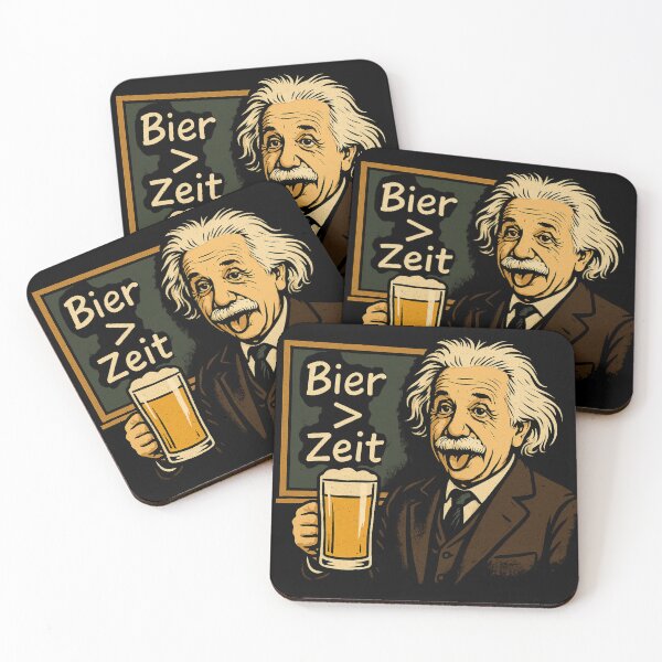 Artikelvorschau, Einstein’s Relativity of Bier – Lustiges Wissenschaft & Bier Design entworfen und verkauft von Punkt-t.