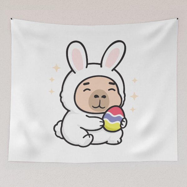 Item preview, Certified Easter Chiller - Capybara Bunny Suit Edition designed and sold by imaginariun.