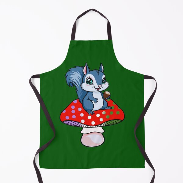 Item preview, Cute Squirrel on Genderqueer Mushroom – Genderfqueer Pride Whimsical Art designed and sold by Travelslightly.