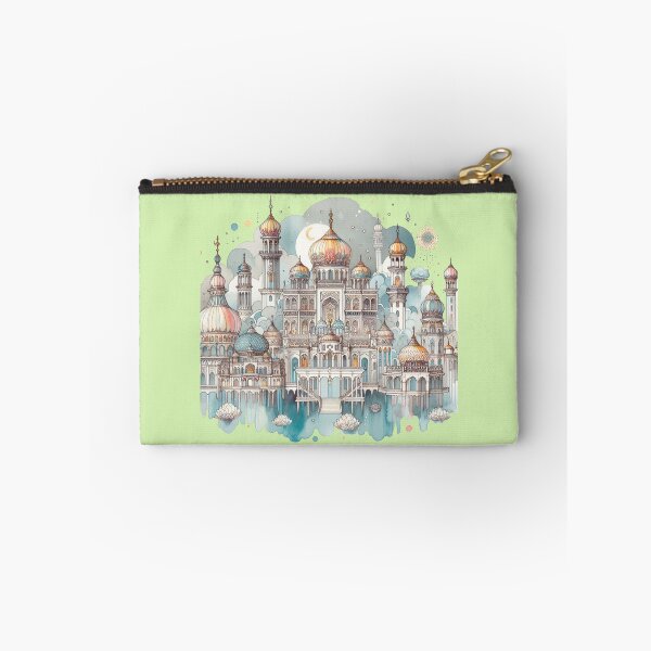 Item preview, Heavenly Palace of Palaces – Minimalist Watercolor City of Jewels , designed and sold by PaintMeWorld.