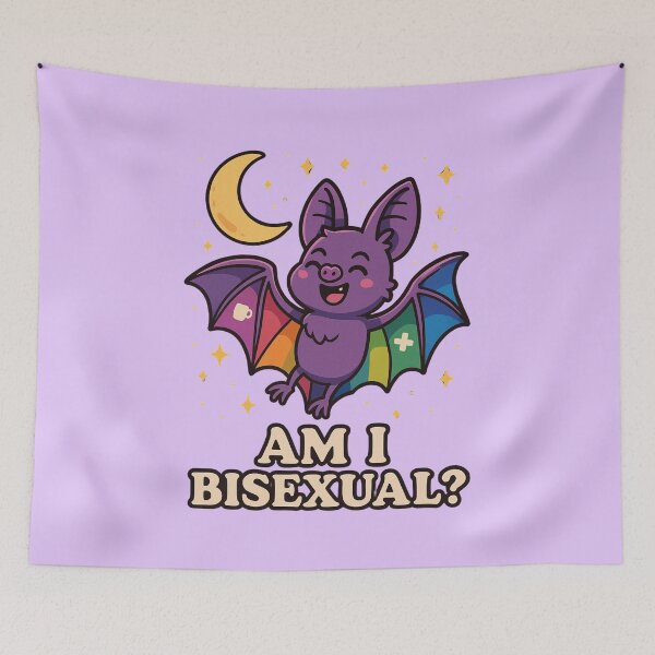 Item preview, Purple Rainbow Pride Bat designed and sold by DOPANDA ..