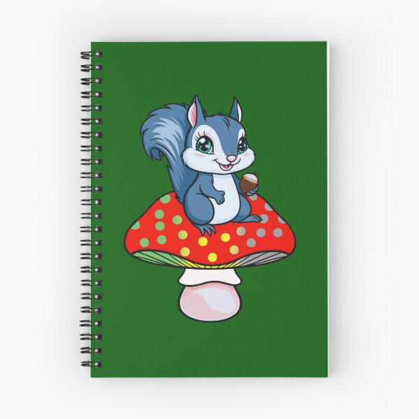 Item preview, Cute Squirrel on Lithromantic Mushroom – Lithromantic Pride Whimsical Art designed and sold by Travelslightly.