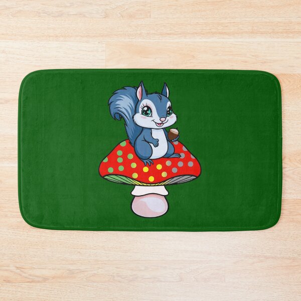 Item preview, Cute Squirrel on Lithromantic Mushroom – Lithromantic Pride Whimsical Art designed and sold by Travelslightly.
