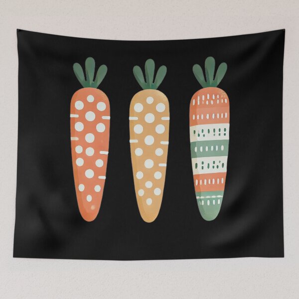 Item preview, Cute Carrot Pattern Easter Joy designed and sold by LuminOrb.