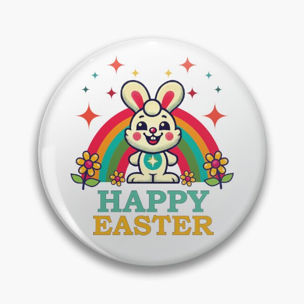 Item preview, Easter Retro Aesthetics Cheerful Bunny designed and sold by LuminOrb.