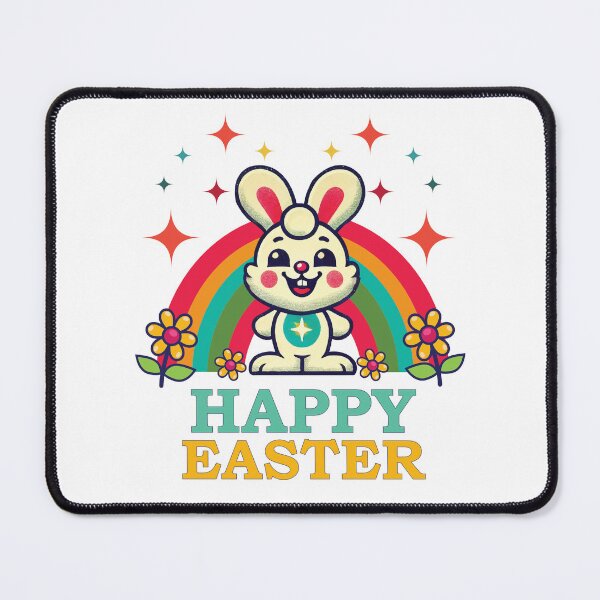 Item preview, Easter Retro Aesthetics Cheerful Bunny designed and sold by LuminOrb.