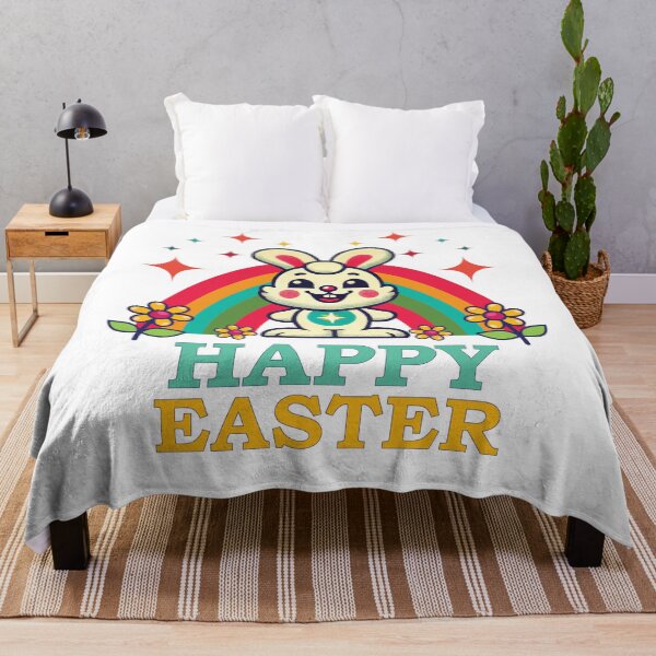 Item preview, Easter Retro Aesthetics Cheerful Bunny designed and sold by LuminOrb.
