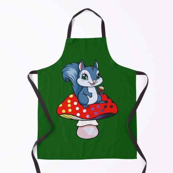 Item preview, Cute Squirrel on Nonbinary Mushroom – Enby Pride Whimsical Art designed and sold by Travelslightly.