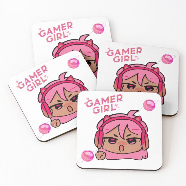 Item preview, Kawaii Gamer Girl – Cute Pink Anime Style Gaming Character designed and sold by Printdesigns1.