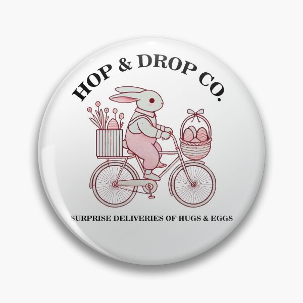 Item preview, Easter Retro Style Bunny Bike Surprise designed and sold by LuminOrb.