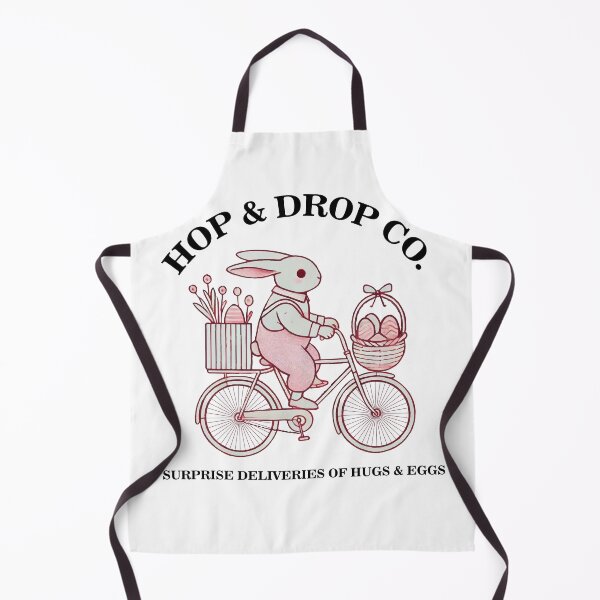 Item preview, Easter Retro Style Bunny Bike Surprise designed and sold by LuminOrb.