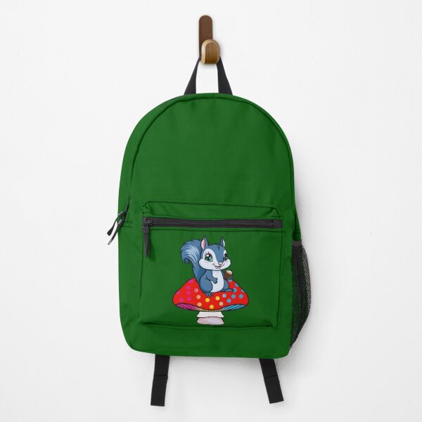 Item preview, Cute Squirrel on Pansexual Mushroom – Pan Pride Whimsical Art designed and sold by Travelslightly.