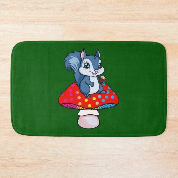 Item preview, Cute Squirrel on Pansexual Mushroom – Pan Pride Whimsical Art designed and sold by Travelslightly.