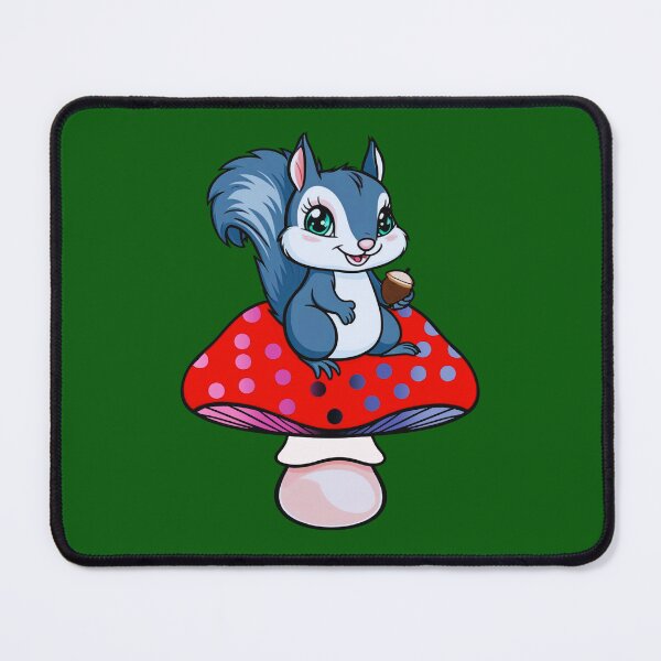 Item preview, Cute Squirrel on Omnisexual Mushroom – Omni Pride Whimsical Art designed and sold by Travelslightly.
