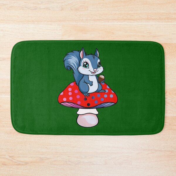 Item preview, Cute Squirrel on Omnisexual Mushroom – Omni Pride Whimsical Art designed and sold by Travelslightly.