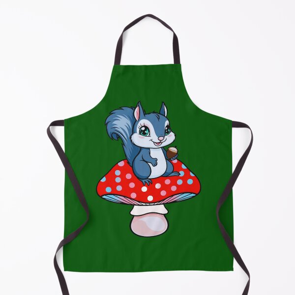 Item preview, Cute Squirrel on Transgender Mushroom – Trans Pride Whimsical Art designed and sold by Travelslightly.