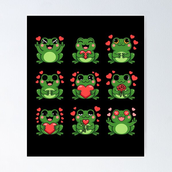 Aperçu de l'œuvre Beautiful frog heart créée et vendue par ATOTI.
