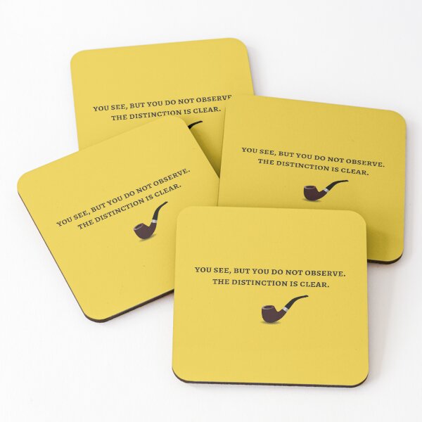 Item preview, Sherlock Holmes Quote III - Pipe Edition designed and sold by Lemon Pepper.