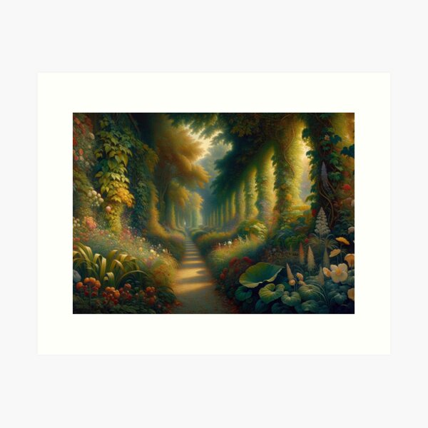 Item preview, Secret Path in the Garden designed and sold by M-Y-A-R-T-.
