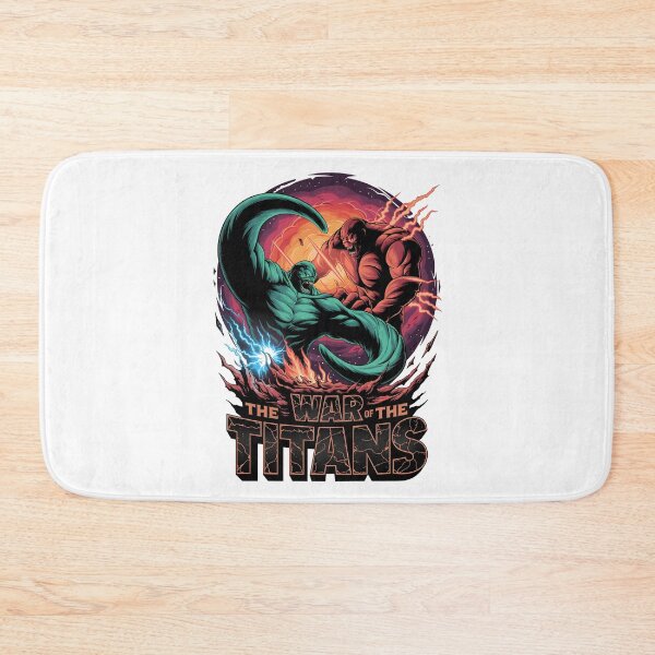 Item preview, The War of the Titans – Epic Monster Battle Clash Illustration designed and sold by Zanigold.