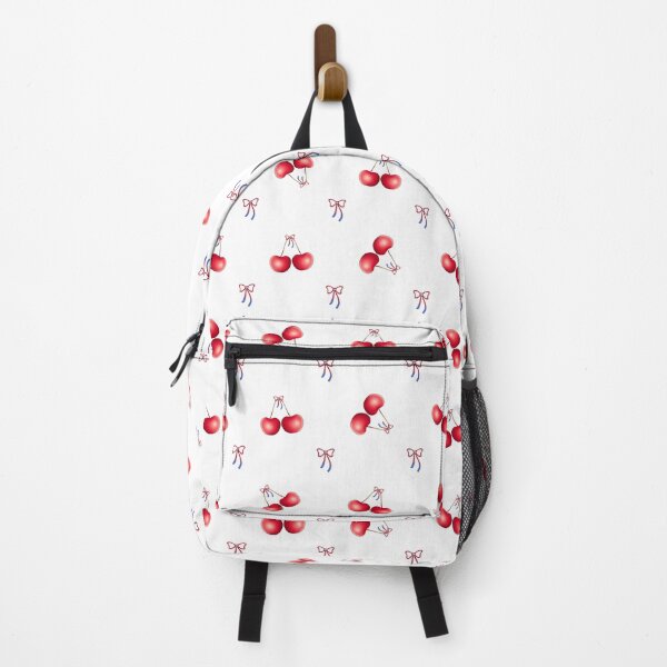 Item preview, Cherry Ribbon | Cherry Pattern | Pattern White Ver. designed and sold by I'mGigi.