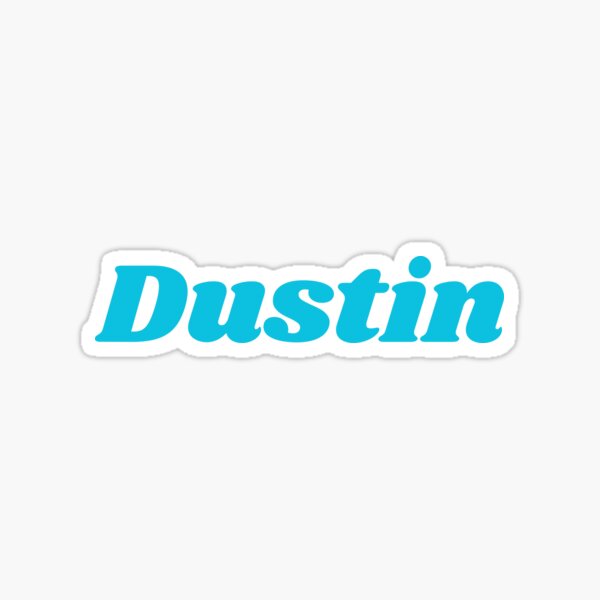 Item preview, Dustin, Blue Font designed and sold by RedParker.