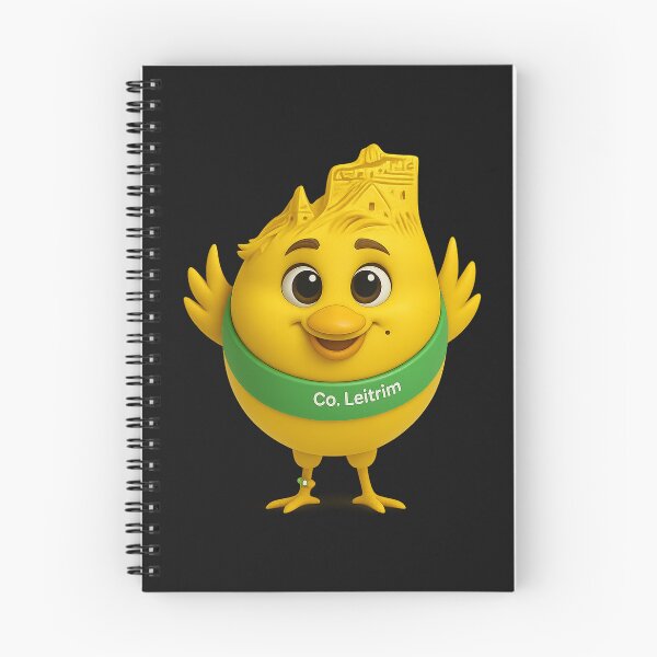 Item preview, Leitrim Spudie | Cute Irish Cartoon Chick – County Leitrim Gift with Landmark Hair designed and sold by Spudies.