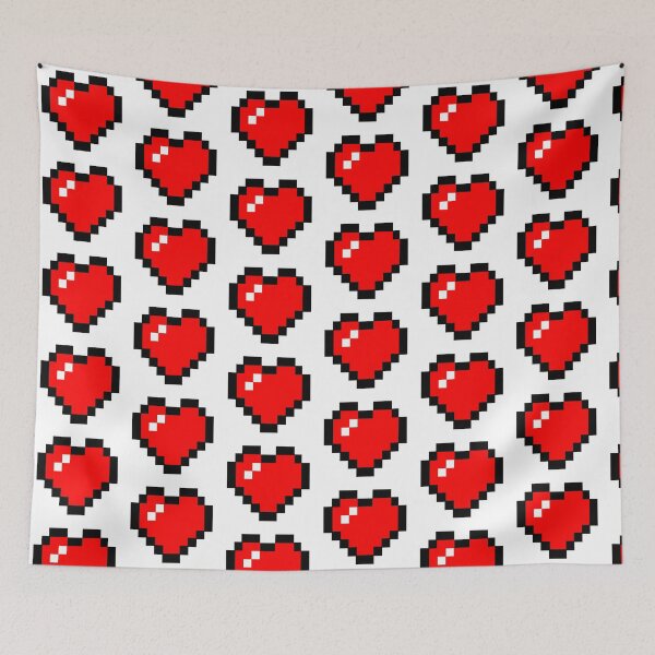 Item preview, Minecraft Heart: Pixel Art of Health and Adventure designed and sold by Polarisofficial.