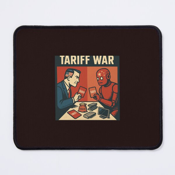 Item preview, Tariff War- satirical Trade Battle Between Giants designed and sold by MarylinMonroeMi.