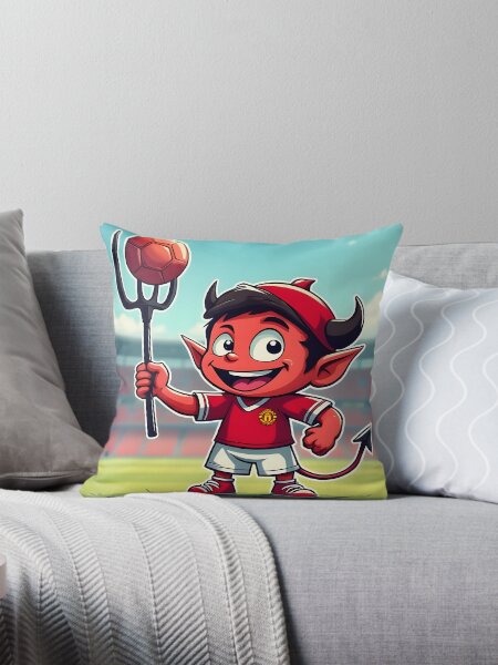 Item preview, Red Devil Manchester United designed and sold by GillyAiArt.