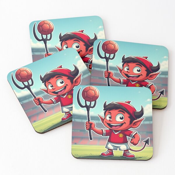 Item preview, Red Devil Manchester United designed and sold by GillyAiArt.