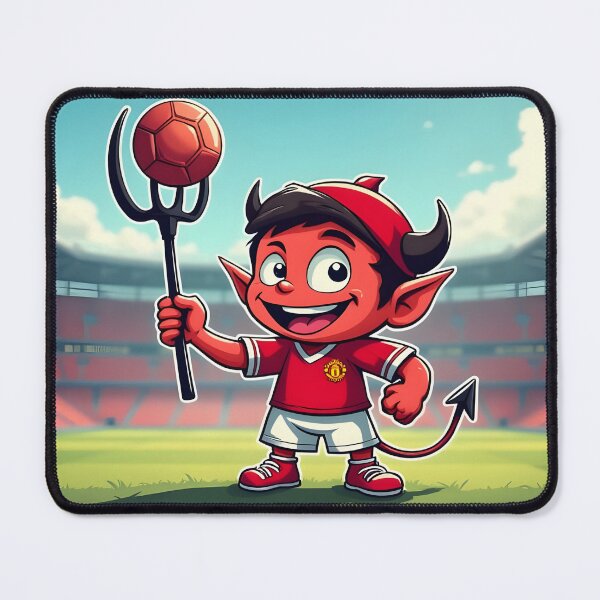 Item preview, Red Devil Manchester United designed and sold by GillyAiArt.