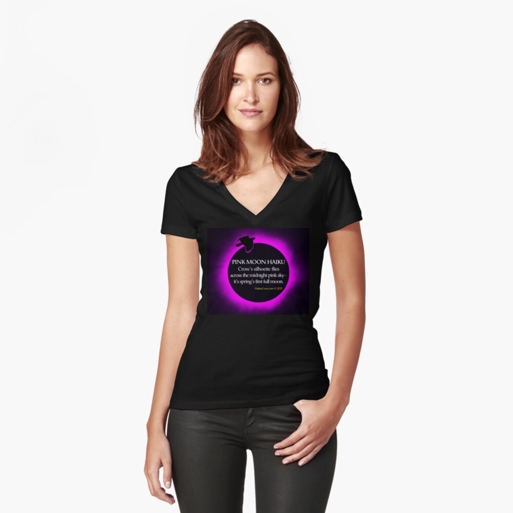 Item preview, Fitted V-Neck T-Shirt designed and sold by EyeMagined.