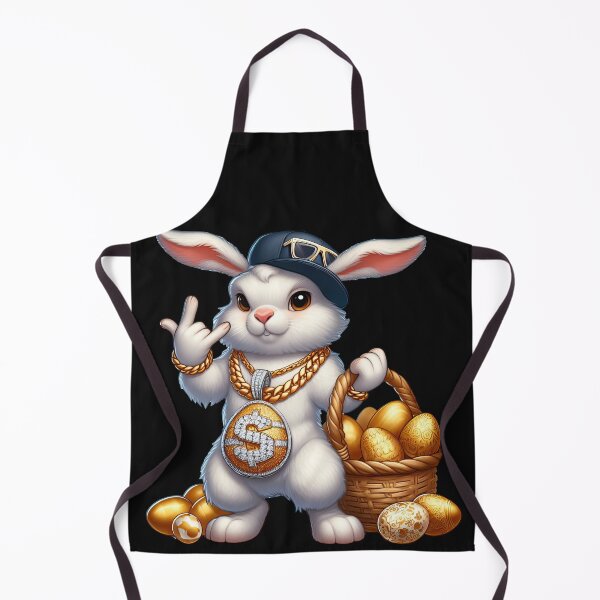 Item preview, Gangster Bunny with a Basket of Golden Eggs ( chaching ) - Easter Edition designed and sold by RWT-Design.