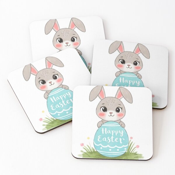 Item preview, Easter Bunny with egg - HAPPY EASTER designed and sold by JustSlay28.