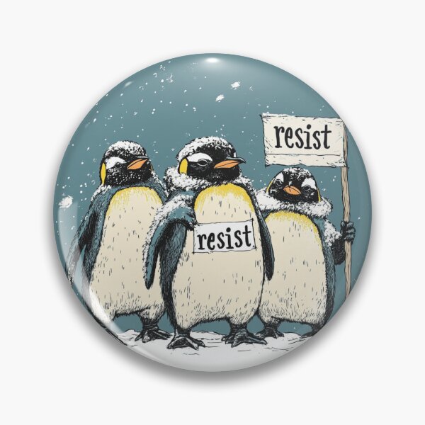Item preview, Penguins Protest Against Tariffs Funny Penguin Tariff designed and sold by Erniverse.
