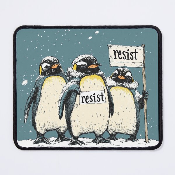 Item preview, Penguins Protest Against Tariffs Funny Penguin Tariff designed and sold by Erniverse.